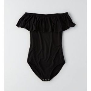 Off the shoulder body suit